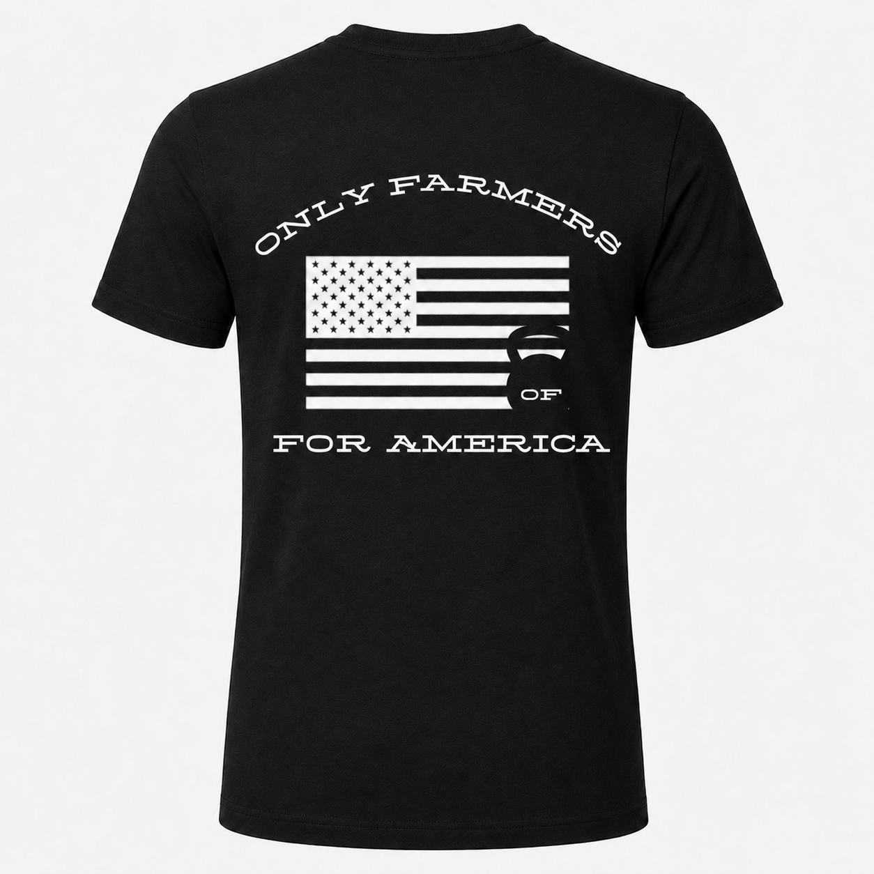 Only Farmers For America Black Tee